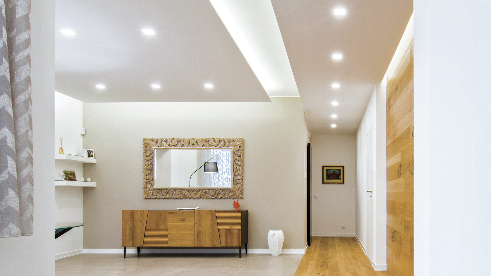 How to light up plasterboard ceilings? Some ideas